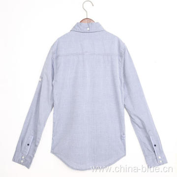 Boy's soft cotton long sleeves washing shirt